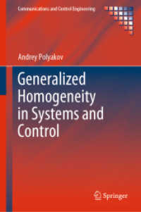 Generalized Homogeneity in Systems and Control (Communications and Control Engineering)
