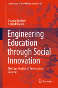 Engineering Education through Social Innovation : The Contribution of Professional Societies (Lecture Notes in Networks and Systems)