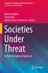 Societies under Threat : A Pluri-Disciplinary Approach (Frontiers in Sociology and Social Research)