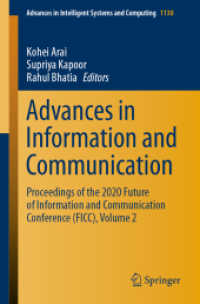 Advances in Information and Communication : Proceedings of the 2020 Future of Information and Communication Conference (FICC), Volume 2 (Advances in Intelligent Systems and Computing)
