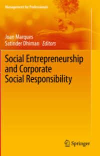 Social Entrepreneurship and Corporate Social Responsibility (Management for Professionals) （2020）