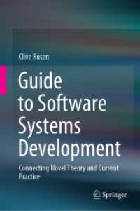Guide to Software Systems Development : Connecting Novel Theory and Current Practice （2020）