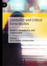 境界性と批判的イベント研究<br>Liminality and Critical Event Studies : Borders, Boundaries, and Contestation