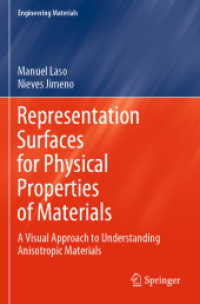 Representation Surfaces for Physical Properties of Materials : A Visual Approach to Understanding Anisotropic Materials (Engineering Materials)