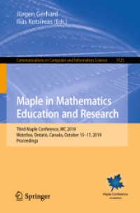 Maple in Mathematics Education and Research : Third Maple Conference, MC 2019, Waterloo, Ontario, Canada, October 15-17, 2019, Proceedings (Communications in Computer and Information Science)