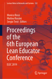 Proceedings of the 6th European Lean Educator Conference : ELEC 2019 (Lecture Notes in Networks and Systems)