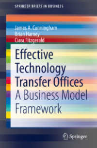 Effective Technology Transfer Offices : A Business Model Framework (Springerbriefs in Business)