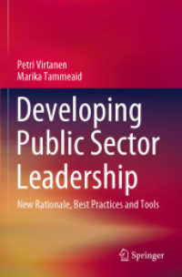 Developing Public Sector Leadership : New Rationale, Best Practices and Tools