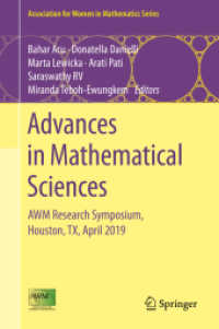 Advances in Mathematical Sciences : AWM Research Symposium, Houston, TX, April 2019 (Association for Women in Mathematics Series)