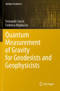 Quantum Measurement of Gravity for Geodesists and Geophysicists (Springer Geophysics)