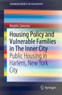 Housing Policy and Vulnerable Families in the Inner City : Public Housing in Harlem, New York City (Springerbriefs in Geography)