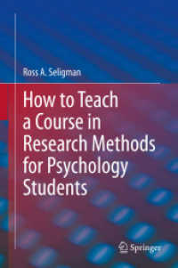 How to Teach a Course in Research Methods for Psychology Students （2020）