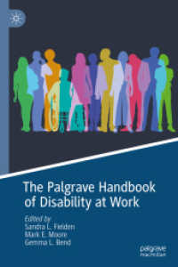 職場における障害ハンドブック<br>The Palgrave Handbook of Disability at Work