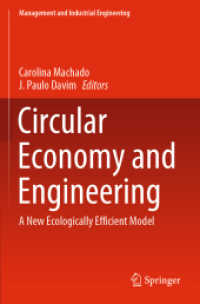 Circular Economy and Engineering : A New Ecologically Efficient Model (Management and Industrial Engineering)