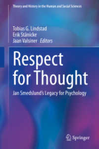 Respect for Thought : Jan Smedslund's Legacy for Psychology (Theory and History in the Human and Social Sciences)