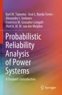 Probabilistic Reliability Analysis of Power Systems : A Student's Introduction （2020）