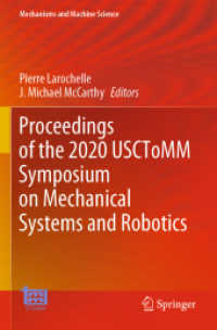 Proceedings of the 2020 USCToMM Symposium on Mechanical Systems and Robotics (Mechanisms and Machine Science)