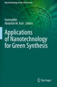 Applications of Nanotechnology for Green Synthesis (Nanotechnology in the Life Sciences)