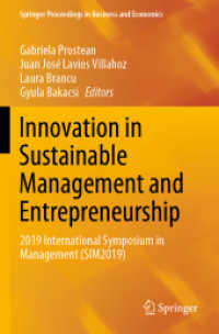 Innovation in Sustainable Management and Entrepreneurship : 2019 International Symposium in Management (SIM2019) (Springer Proceedings in Business and Economics)