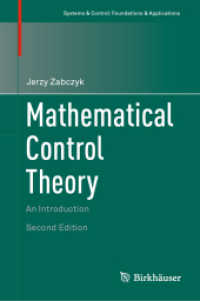 Mathematical Control Theory : An Introduction (Systems & Control: Foundations & Applications) （2ND）