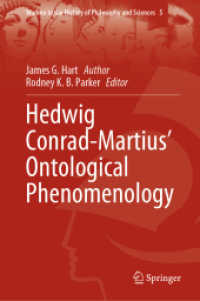Hedwig Conrad-Martius' Ontological Phenomenology (Women in the History of Philosophy and Sciences)