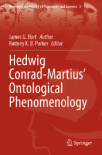 Hedwig Conrad-Martius' Ontological Phenomenology (Women in the History of Philosophy and Sciences)