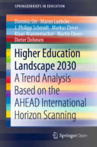 Higher Education Landscape 2030 : A Trend Analysis Based on the AHEAD International Horizon Scanning (Springerbriefs in Education)