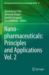 Nanopharmaceuticals: Principles and Applications Vol. 2 (Environmental Chemistry for a Sustainable World)