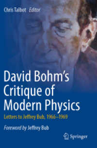 David Bohm's Critique of Modern Physics : Letters to Jeffrey Bub, 1966-1969