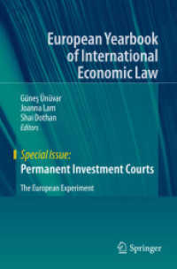 Permanent Investment Courts : The European Experiment (Special Issue)