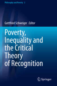 Poverty, Inequality and the Critical Theory of Recognition (Philosophy and Poverty)