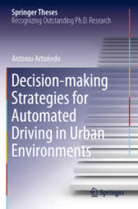 Decision-making Strategies for Automated Driving in Urban Environments (Springer Theses)
