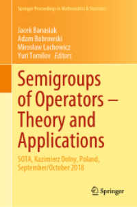 Semigroups of Operators - Theory and Applications : SOTA, Kazimierz Dolny, Poland, September/October 2018 (Springer Proceedings in Mathematics & Statistics)