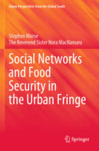 Social Networks and Food Security in the Urban Fringe (Geojournal Library) （2020）