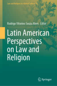 Latin American Perspectives on Law and Religion (Law and Religion in a Global Context) （2020）