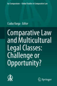 Comparative Law and Multicultural Legal Classes: Challenge or Opportunity? (Ius Comparatum - Global Studies in Comparative Law)