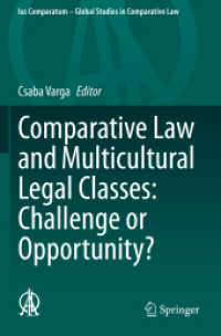 Comparative Law and Multicultural Legal Classes: Challenge or Opportunity? (Ius Comparatum - Global Studies in Comparative Law)