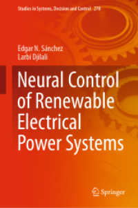 Neural Control of Renewable Electrical Power Systems (Studies in Systems, Decision and Control)