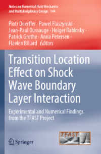 Transition Location Effect on Shock Wave Boundary Layer Interaction : Experimental and Numerical Findings from the TFAST Project (Notes on Numerical Fluid Mechanics and Multidisciplinary Design)