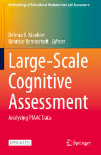 Large-Scale Cognitive Assessment : Analyzing PIAAC Data (Methodology of Educational Measurement and Assessment)
