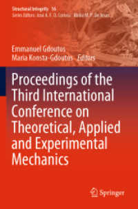 Proceedings of the Third International Conference on Theoretical, Applied and Experimental Mechanics (Structural Integrity)