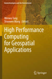 High Performance Computing for Geospatial Applications (Geotechnologies and the Environment)