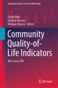 Community Quality-of-Life Indicators : Best Cases VIII (Community Quality-of-life and Well-being)