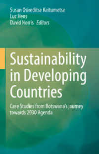 Sustainability in Developing Countries : Case Studies from Botswana's journey towards 2030 Agenda