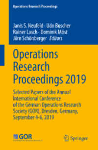 Operations Research Proceedings 2019 : Selected Papers of the Annual International Conference of the German Operations Research Society (GOR), Dresden, Germany, September 4-6, 2019 (Operations Research Proceedings)