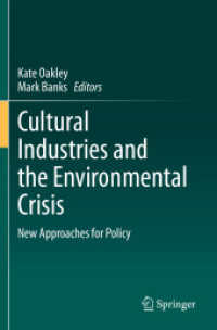 Cultural Industries and the Environmental Crisis : New Approaches for Policy