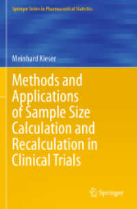Methods and Applications of Sample Size Calculation and Recalculation in Clinical Trials (Springer Series in Pharmaceutical Statistics)