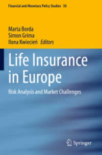 Life Insurance in Europe : Risk Analysis and Market Challenges (Financial and Monetary Policy Studies)