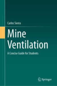 坑内通気（テキスト）<br>Mine Ventilation : A Concise Guide for Students