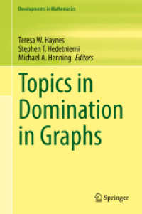 Topics in Domination in Graphs (Developments in Mathematics)
